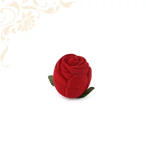 Rózsafej piros gyűrűdoboz Rózsafej piros gyűrűdoboz