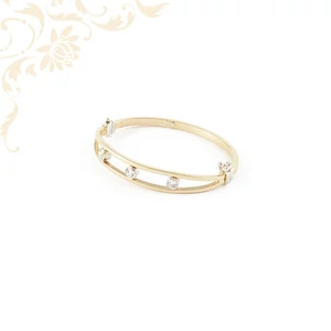 Cirkónia köves gyermek arany karreif karkötő Cirkónia köves gyermek arany karreif karkötő