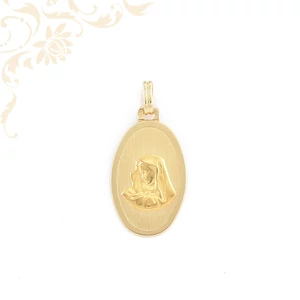 Szűz Mária arany medál