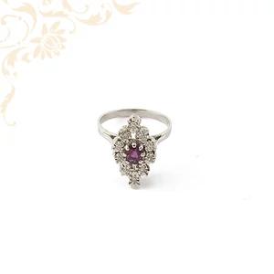 Női arany gyémántköves gyűrű