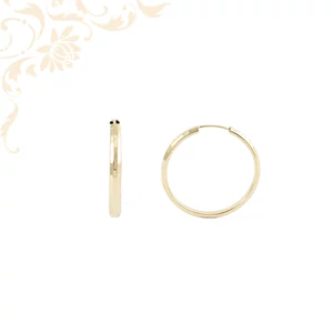 14 karátos arany karika fülbevaló – elegáns és időtlen női ékszer 14 karátos arany karika fülbevaló – elegáns és időtlen női ékszer