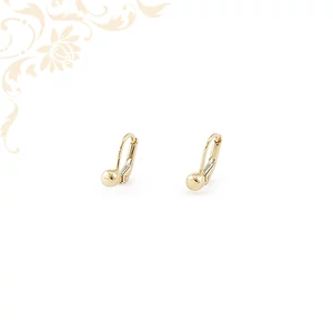 Lencse formájú gyermek arany fülbevaló Lencse formájú gyermek arany fülbevaló