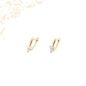 Gyermek arany fülbevaló 14K Súly: 1,51 gr M:15mm Gyermek arany fülbevaló 14K Súly: 1,51 gr M:15mm