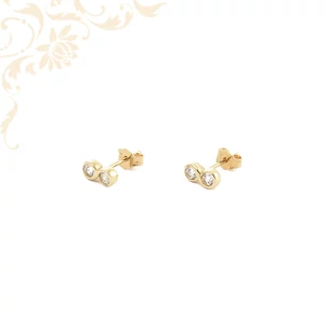 Arany fülbevaló 14K Súly:1,23 gr M: 8 mm Arany fülbevaló 14K Súly:1,23 gr M: 8 mm