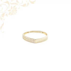 Modern eleganciát képviselő női arany gyűrű 14K Modern eleganciát képviselő női arany gyűrű 14K