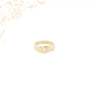 Arany gyűrű 14 K Súly: 4,86 gr, M:53 Arany gyűrű 14 K Súly: 4,86 gr, M:53