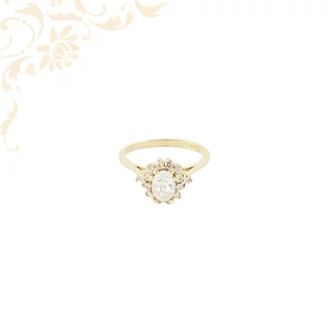 Köves női arany gyűrű