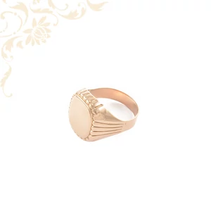 Férfi arany pecsétgyűrű 14K Súly: 7,00 gr, M:69 Férfi arany pecsétgyűrű 14K Súly: 7,00 gr, M:69