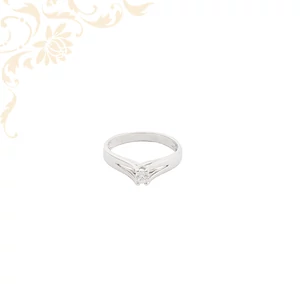 Női köves gyűrű, eljegyzési gyűrű 14K 