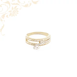 Női arany gyűrű 14K Súly: 3,31 gr M:53 Női arany gyűrű 14K Súly: 3,31 gr M:53
