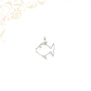 Minimalista arany hal medál 14 karátos aranyból Minimalista arany hal medál 14 karátos aranyból