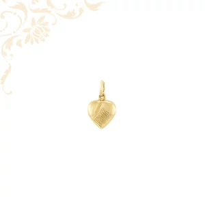 14 karátos arany szív medál, elegáns romantikus női arany ékszer az örök szeretet jelképeként 14 karátos arany szív medál, elegáns romantikus női arany ékszer az örök szeretet jelképeként