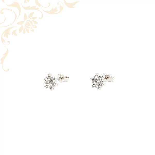 Arany fülbevaló 14K Súly: 1,64 gr M:8 mm