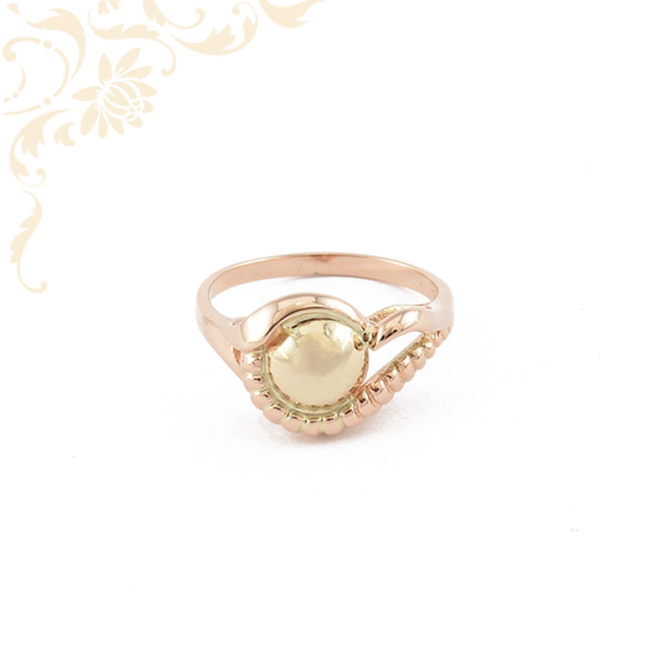 Klasszikus fazonú női arany gyűrű