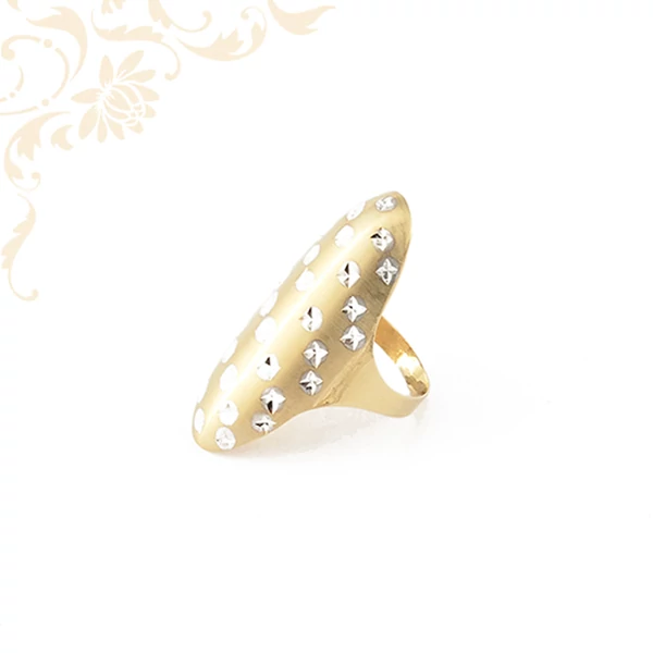 agy fejrészű női arany gyűrű 