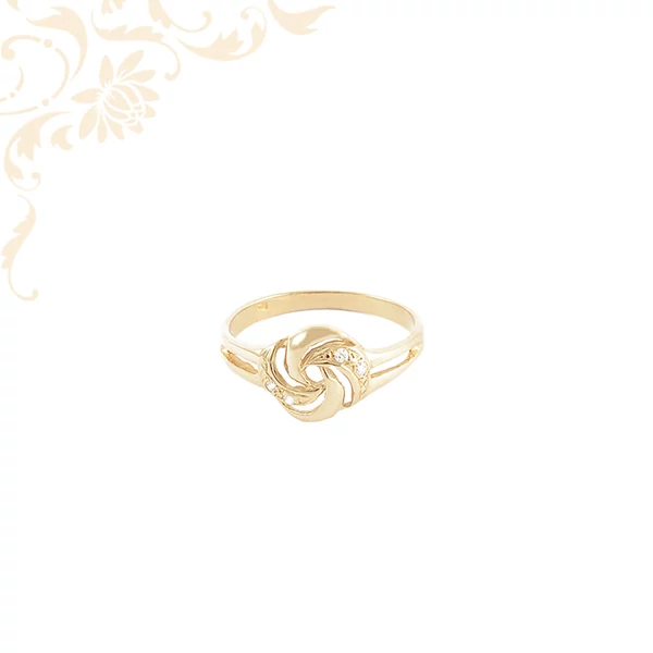 Arany gyűrű 14K Súly: 2,93 gr M: 62