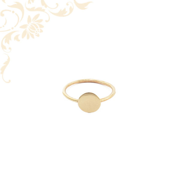 Női arany gyűrű 14K Súly: 1,30 gr
