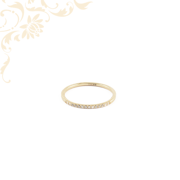 Arany gyűrű 14K Súly: 1,09 gr M:55