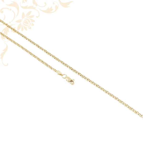 14 karátos arany S-pancer nyaklánc delfinkapoccsal, elegáns és tartós kialakítással