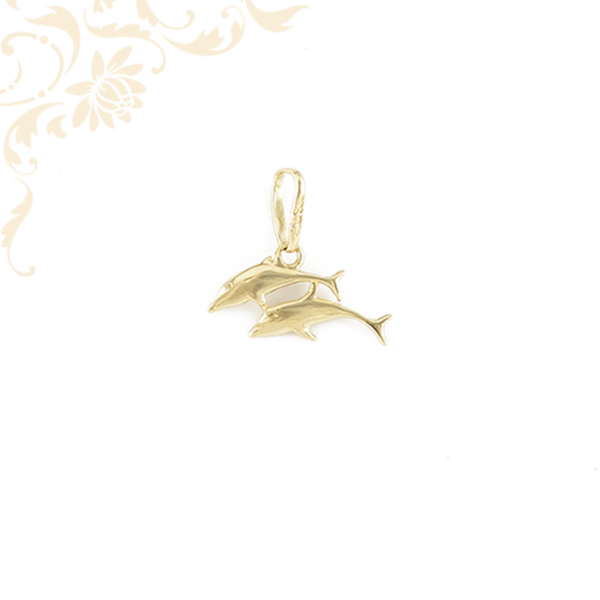 Arany delfinpár medál