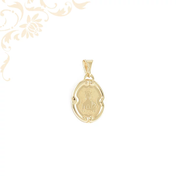 Arany medál 14K Súly: 0,77 gr