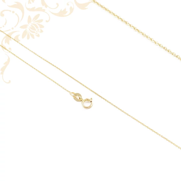 14 karátos arany anker nyaklánc 40 cm, női és fiatal lányok számára elegáns arany ékszer 14 karátos arany anker nyaklánc 40 cm, női és fiatal lányok számára elegáns arany ékszer